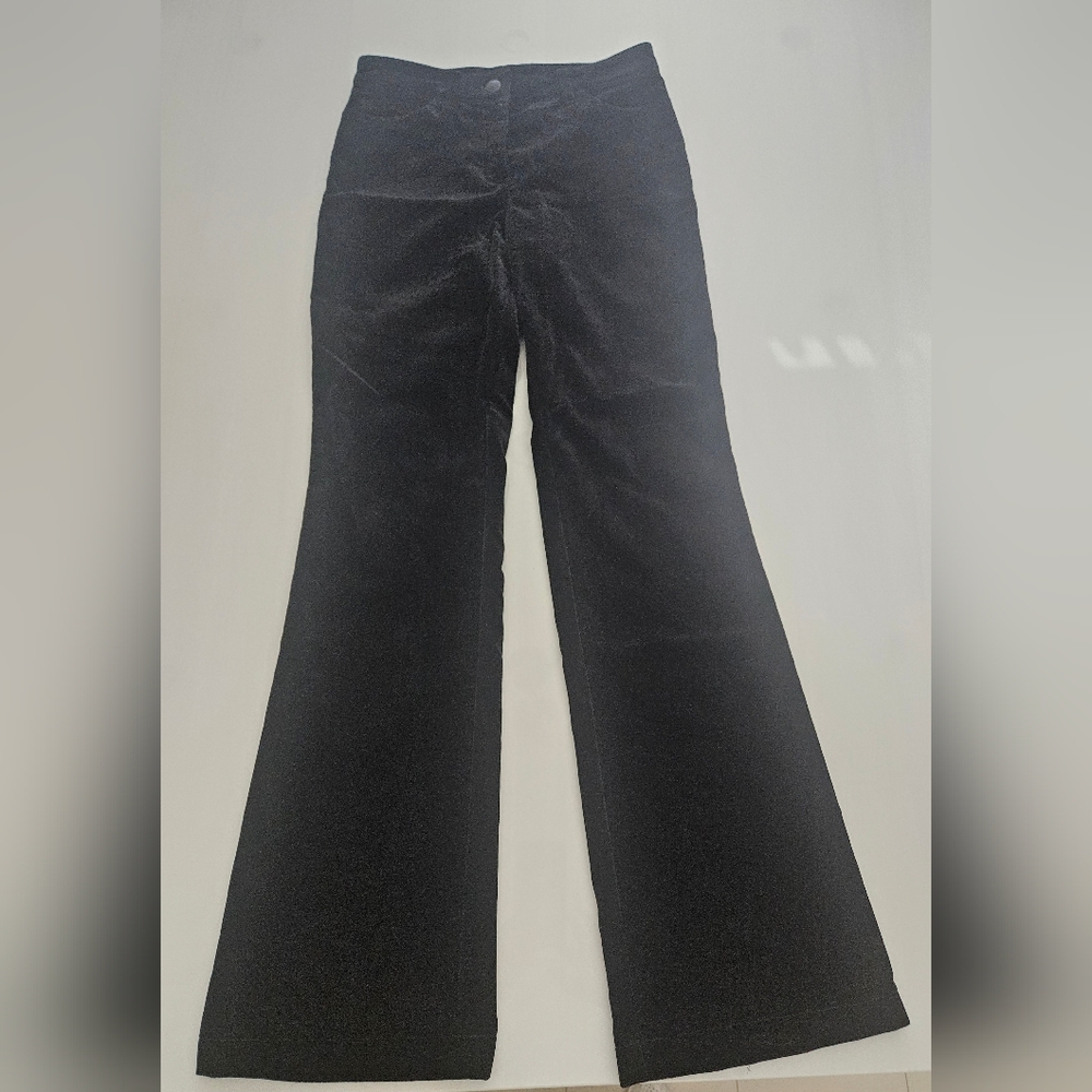 Escada Black Velvet Trousers